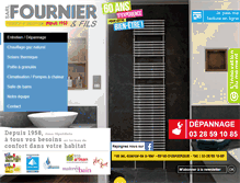 Tablet Screenshot of fournier-et-fils.com